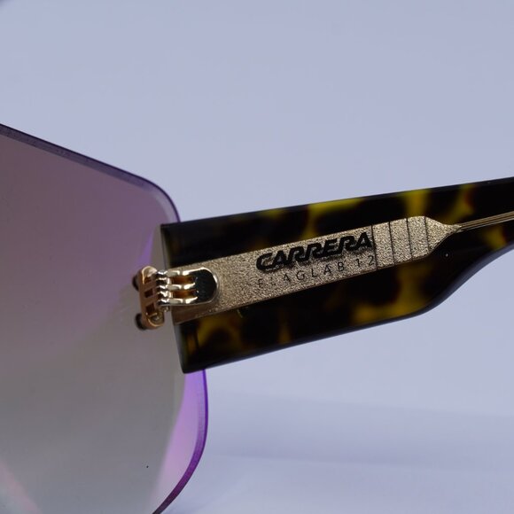 Carrera FLAGLAB 12 0086 HA Sunglasses Havana Shield Frame, Brown Lenses main image 9